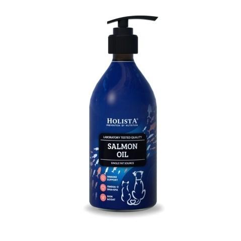 HOLISTA Lakseolie til hunde og katte – 500 ml kosttilskud