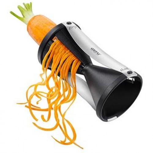 GEFU Spirelli spiralizer - manuel grøntsagssnitter, sort/sølv