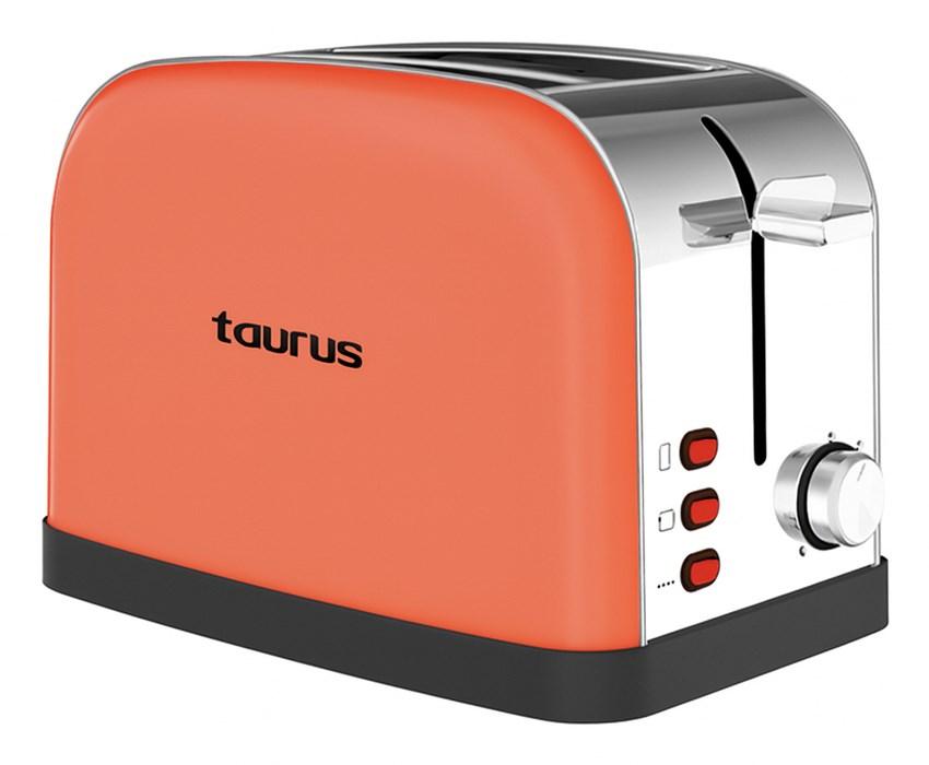Taurus Vintage II Coral - brødrister 2 skiver, 950 W billede