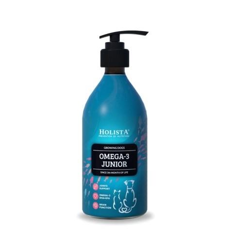 HOLISTA Omega-3 Junior – kosttilskud til hunde og katte, 400 ml