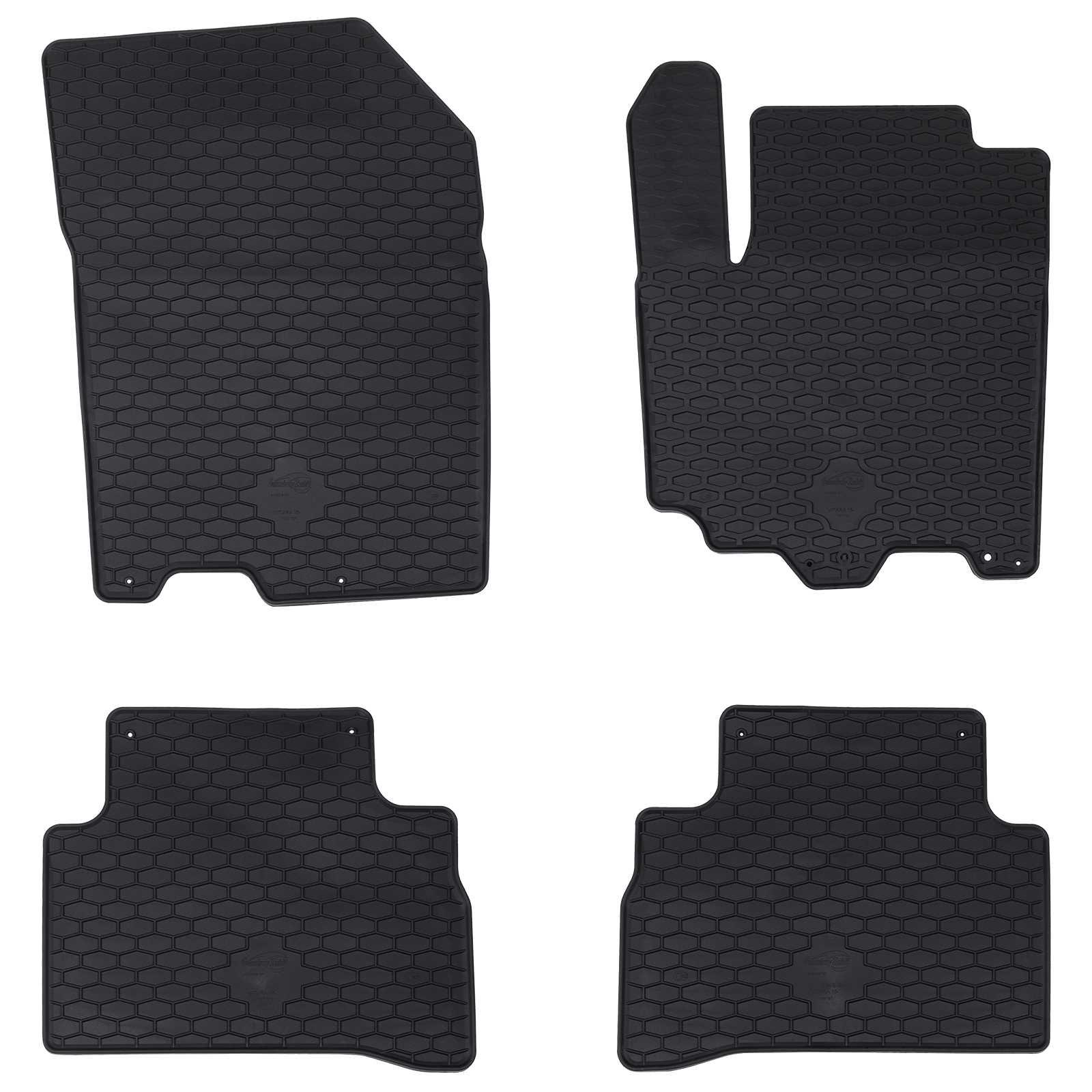 Bilmåtte 4 pcs Sort passer til Suzuki VITARA 2015- Gummi