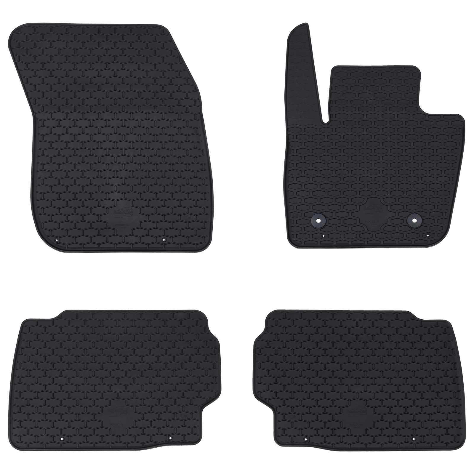 Bilmåtte 4 pcs Sort velegnet til Ford MONDEO 2014- Gummi