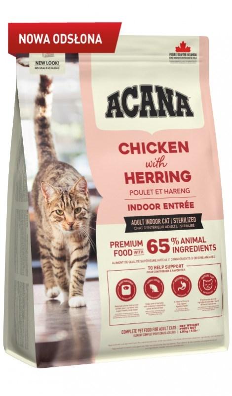 Tørfoder til kat – ACANA Indoor Entrée, 1,8 kg