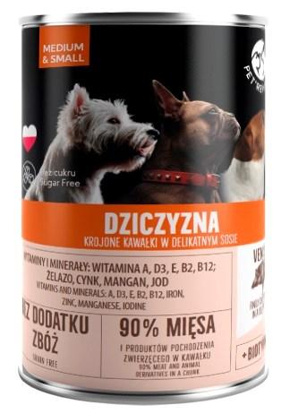 PetRepublic Adult Medium & Small Vildt – vådfoder til hunde 400 g