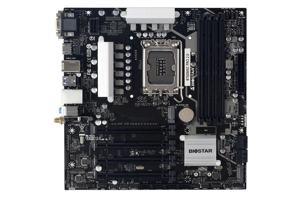Biostar B760MXC PRO 2.0 – micro ATX bundkort til Intel LGA 1700