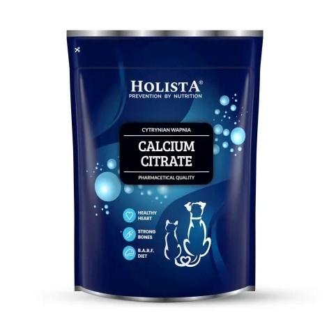 HOLISTA Calciumcitrat – kosttilskud til hunde og katte, 1.000 g