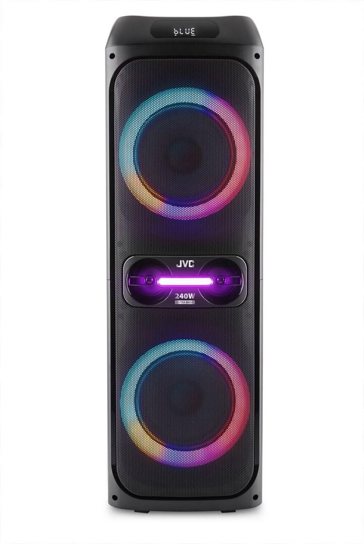 JVC XS-EP624B partyhøjttaler – sort, 240 W, Bluetooth