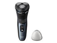Philips Shaver 3000 Series S3144 - våd/tør barbermaskine, marineblå billede