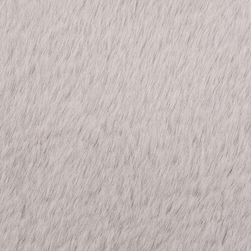 Gulvtæppe 160 cm kunstig kaninpels grå