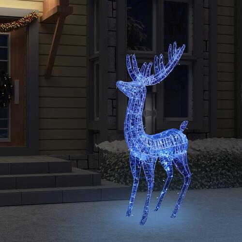 Julerensdyr XXL 180 cm 250 LED'er akryl blå