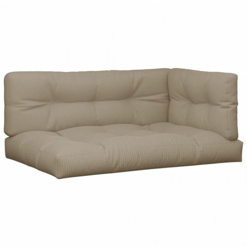 Pallehynder 7 stk. stof gråbrun