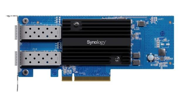 Synology E25G30-F2 netværkskort – intern 25GbE SFP28, PCIe 3.0 x8