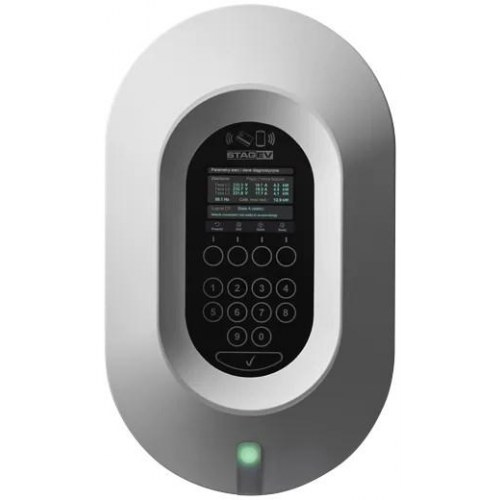 STAG EV STAG-EV-WB-11KW ladeboks 11 kW – 3‑faset, Type 2, grafit/hvid (uden kabel)