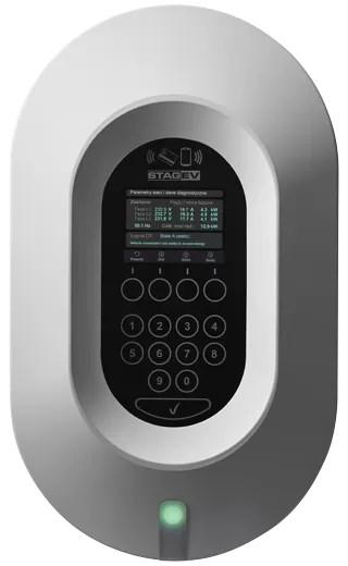 STAG EV STAG-EV-WB-11KW ladeboks 11 kW – 3‑faset, Type 2, grafit/hvid (uden kabel)