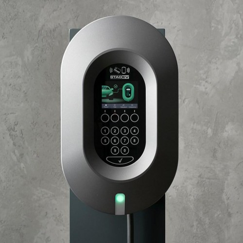 STAG EV STAG-EV-WB-11KW ladeboks 11 kW – 3‑faset, Type 2, grafit/hvid (uden kabel)