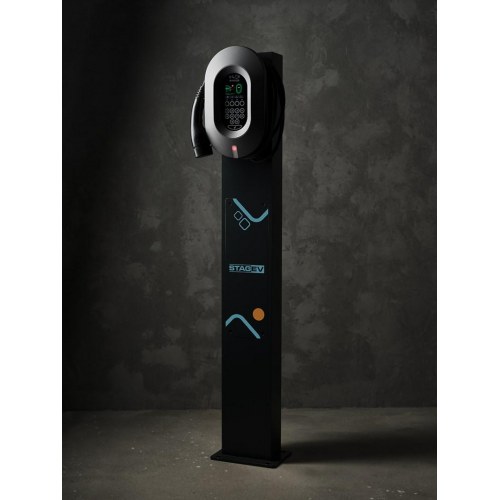 STAG EV STAG-EV-WB-11KW ladeboks 11 kW – 3‑faset, Type 2, grafit/hvid (uden kabel)