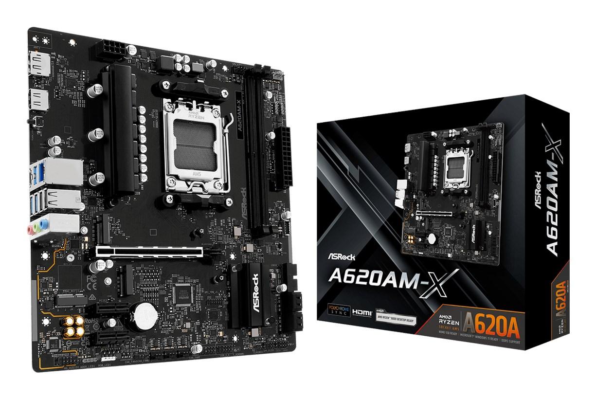 ASRock A620AM-X - AMD A620 AM5 micro ATX bundkort billede