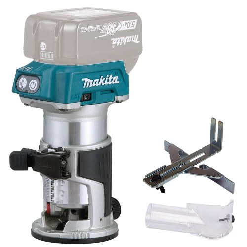 Makita DRT50Z overfræser - 18V, batteridrevet