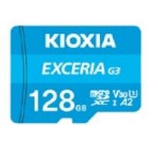 KIOXIA Exceria G3 microSDXC 128 GB UHS-I U3 V30 A2 – Class 10 billede