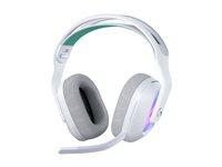 Logitech G G522 gaming-headset – trådløs/med kabel – hvid billede