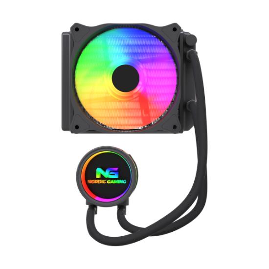 Nordic Gaming LC120 aRGB vandkøler - 120 mm, sort