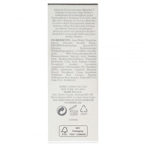 Kiehl's Clearly Corrective Dark Spot Solution - anti-plet serum 50 ml