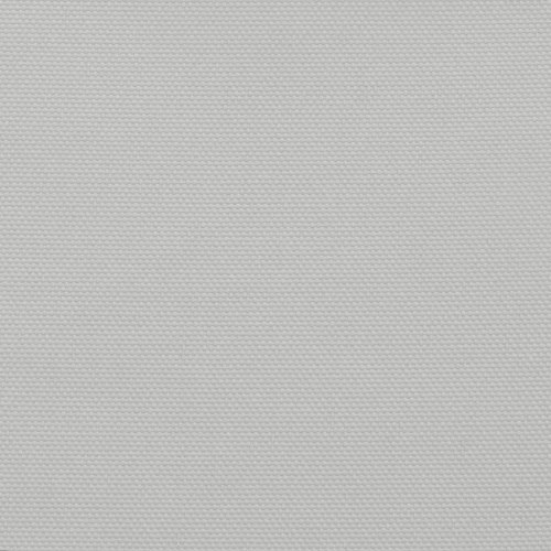 Solsejl 5 × 3 m - lysegrå, vandafvisende polyester