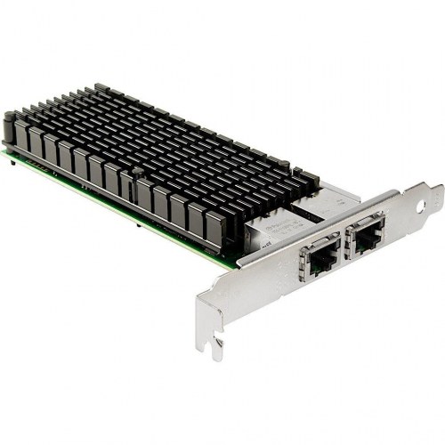 Inter-Tech ST-7214 netværkskort - PCIe, 2× RJ‑45, 10 Gbit/s