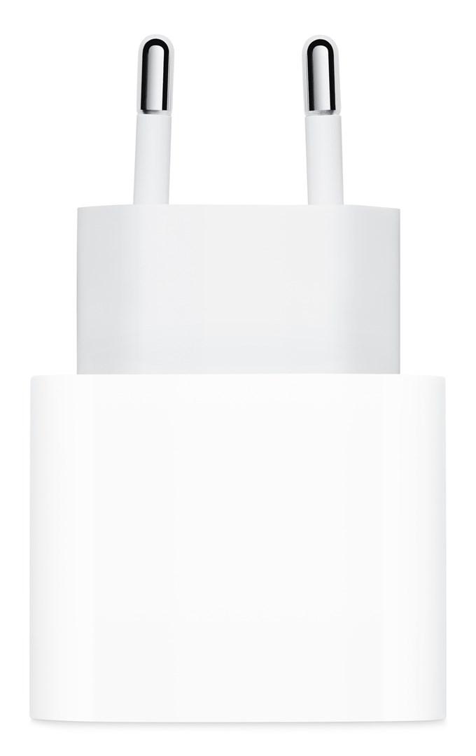 Apple 20W USB‑C strømadapter - hvid oplader