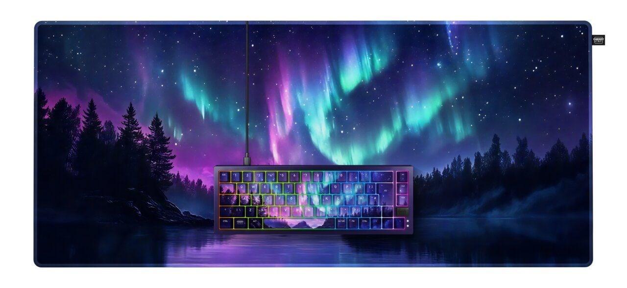 Cherry Northern Light bundle - 65% mekanisk tastatur til hjemmet, USB, QWERTZ (tysk), RGB