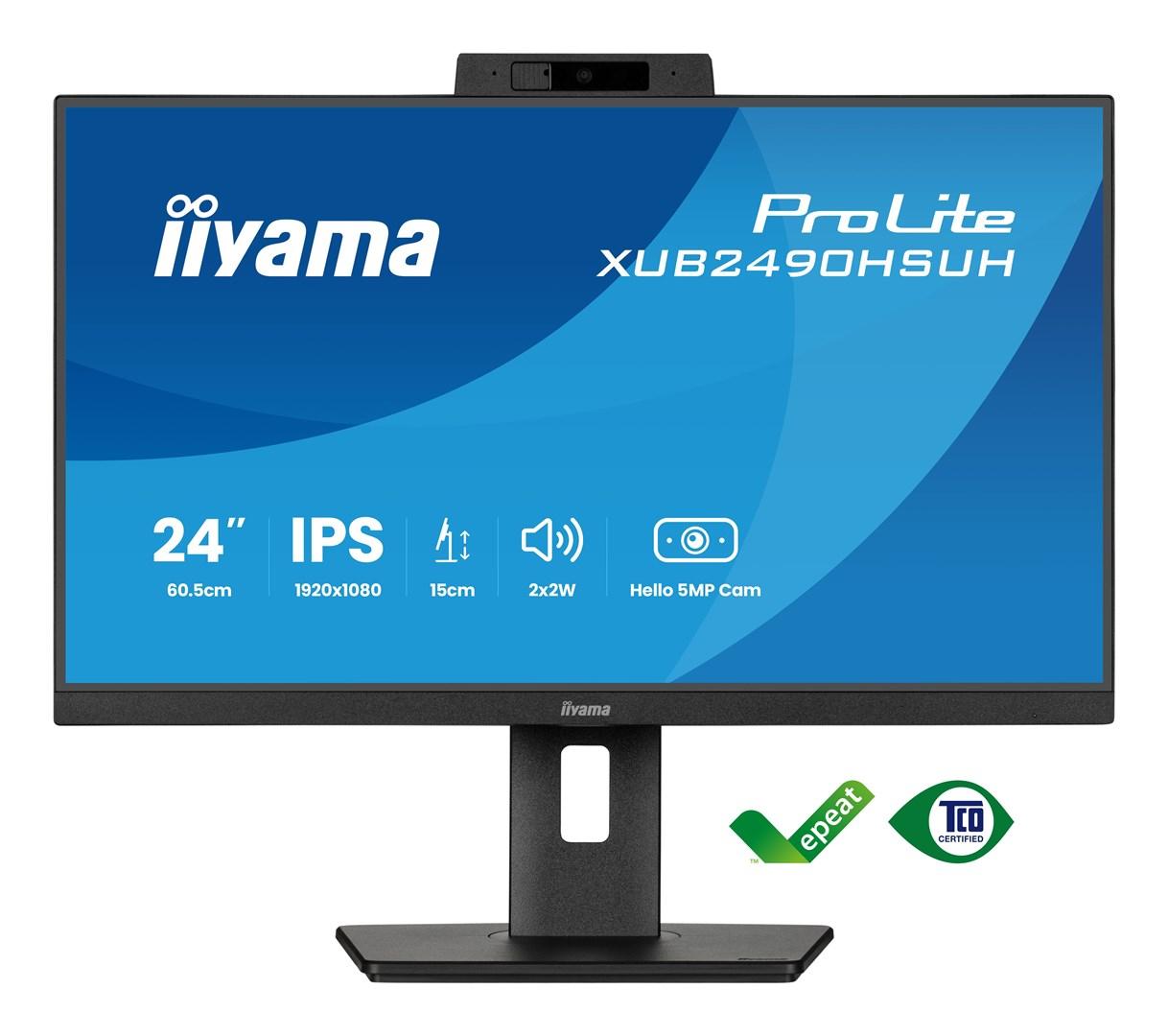iiyama ProLite XUB2490HSUH-B2 23,8" Full HD IPS skærm - sort