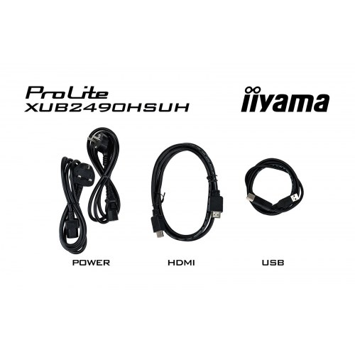 iiyama ProLite XUB2490HSUH-B2 23,8" Full HD IPS skærm - sort