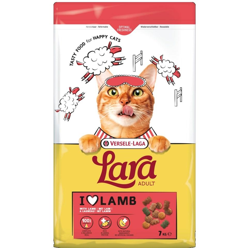 Versele-Laga Lara Adult Lamb – tørfoder til kat, 7 kg