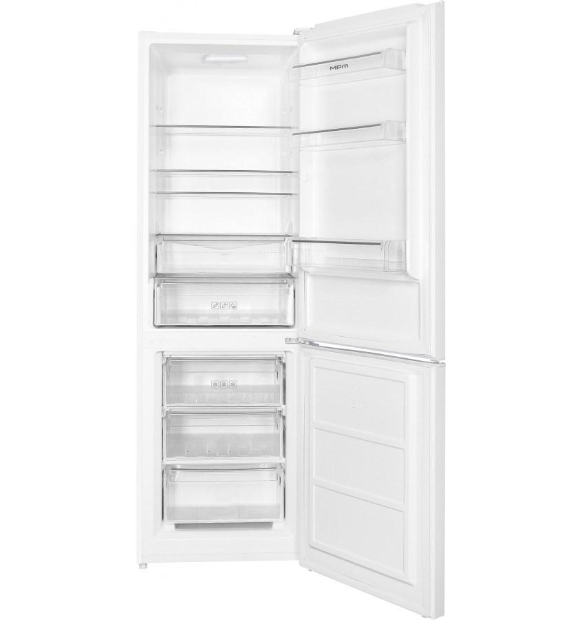 MPM MPM-323-KB-46 fritstående kølefryseskab hvid, bundfryser, 324 l