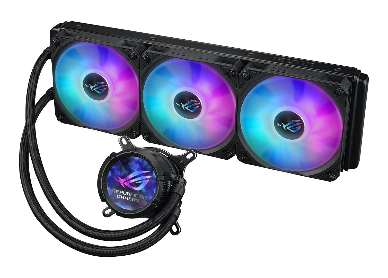 Vandkøling CPU ASUS ROG Strix LC III 360 ARGB LCD - 360 mm billede