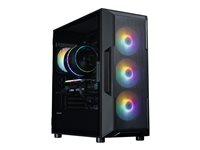 Zalman i3 NEO V2 miditower ATX kabinet - sort, hærdet glas billede