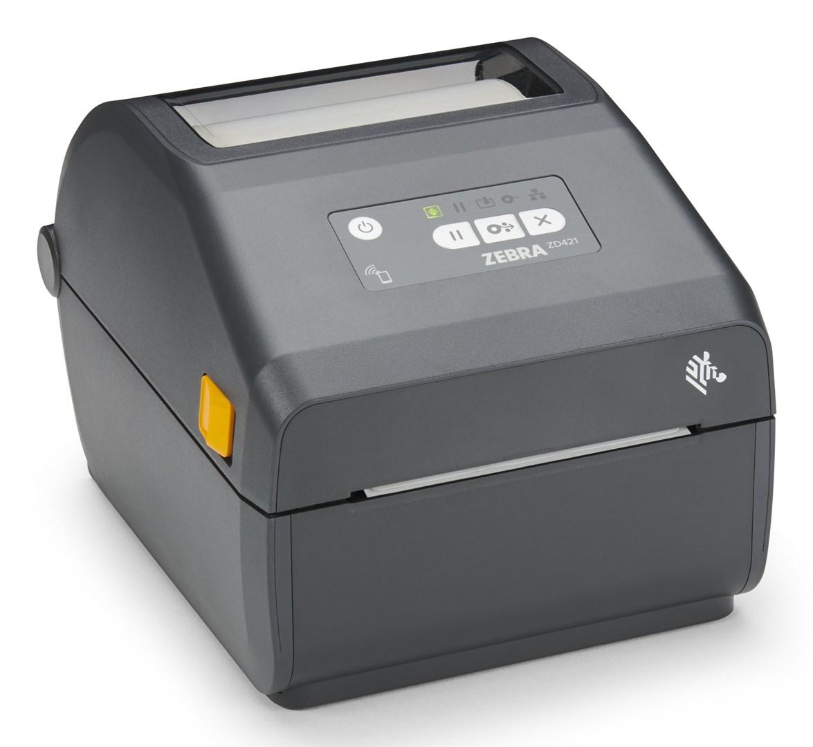 Zebra ZD421 labelprinter termisk transfer, 203 dpi, USB/Ethernet/Bluetooth LE