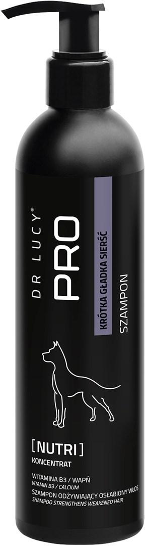 Dr Lucy Pro Nutri hundeshampoo til kort, glat pels – 250 ml