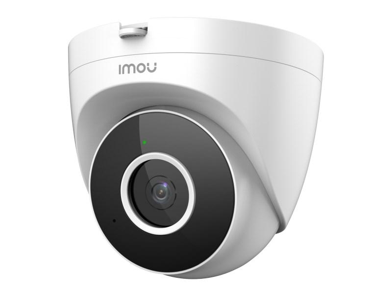 Dahua Imou Turret IPC-T26EP overvågningskamera – udendørs IP-kamera med Wi‑Fi, 2 MP, H.265 – hvid/sort billede