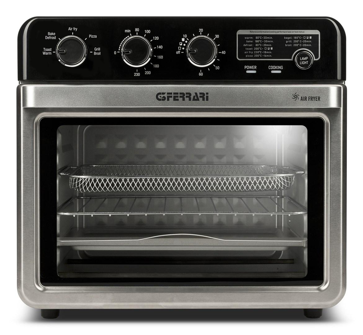G3Ferrari G10221 airfryer-ovn 32 l 2.000 W, sort/rustfrit stål