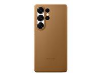 Samsung EF-VS938 beskyttelsescover til Galaxy S25 Ultra - camel (læderlook) billede