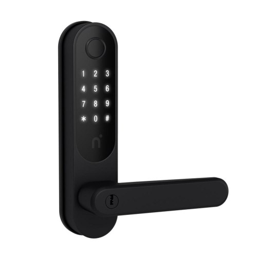 Nimly Touch Pro dørhåndtag med kodelås – sort
