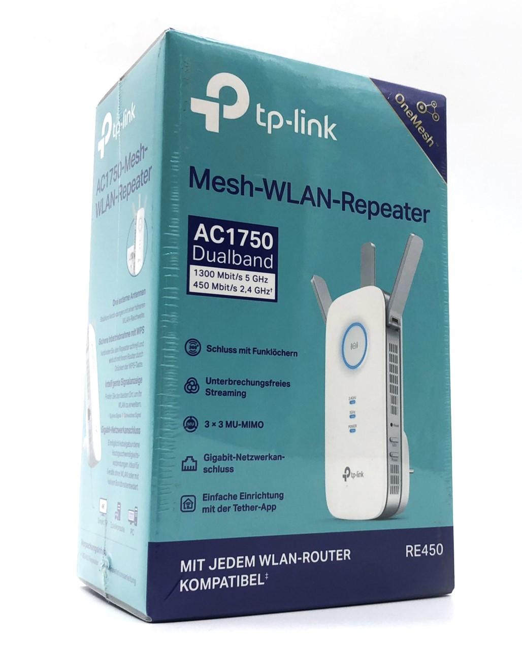 TP-Link RE450 AC1750 dualband WiFi-rækkeviddeforlænger – Gigabit billede