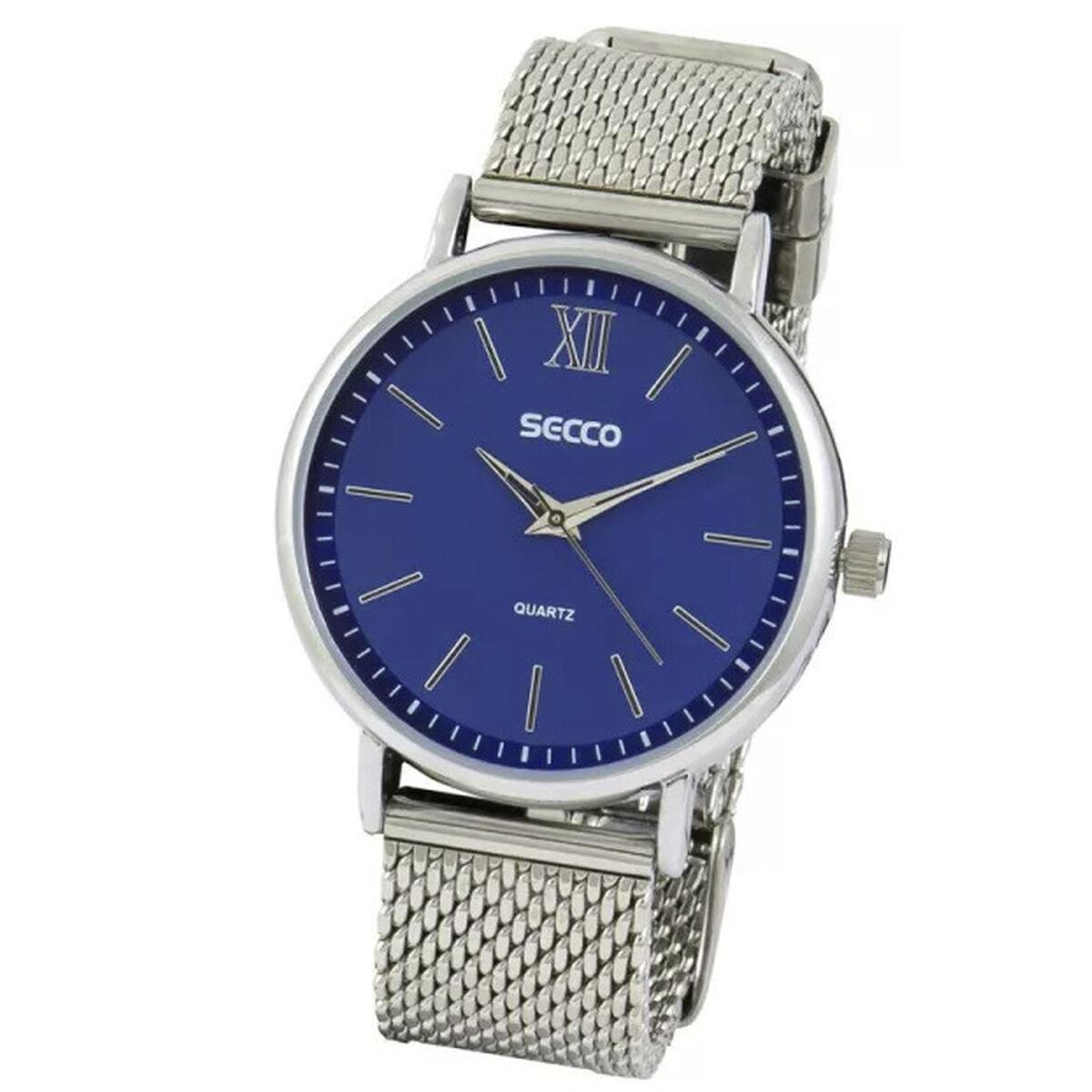 Secco unisex armbåndsur - multifarvet skive, rustfrit stål