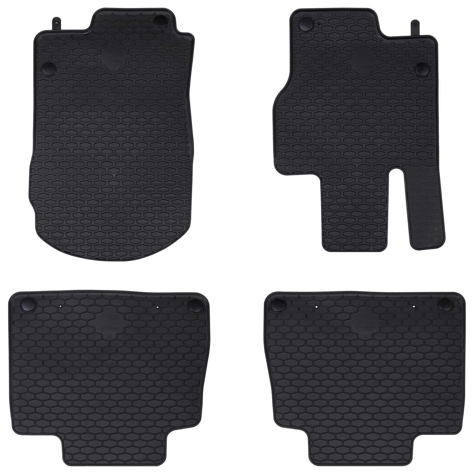 Bilmåtte 4 pcs Sort velegnet til MB GLE , GLS 2019- Gummi