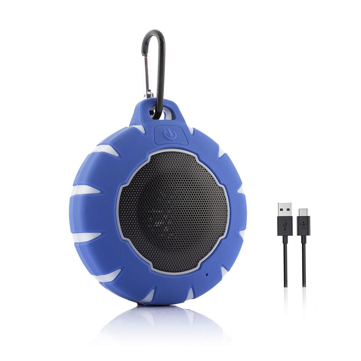 Floaker flydende Bluetooth-højtaler med LED - blå/sort (OUTLET B)