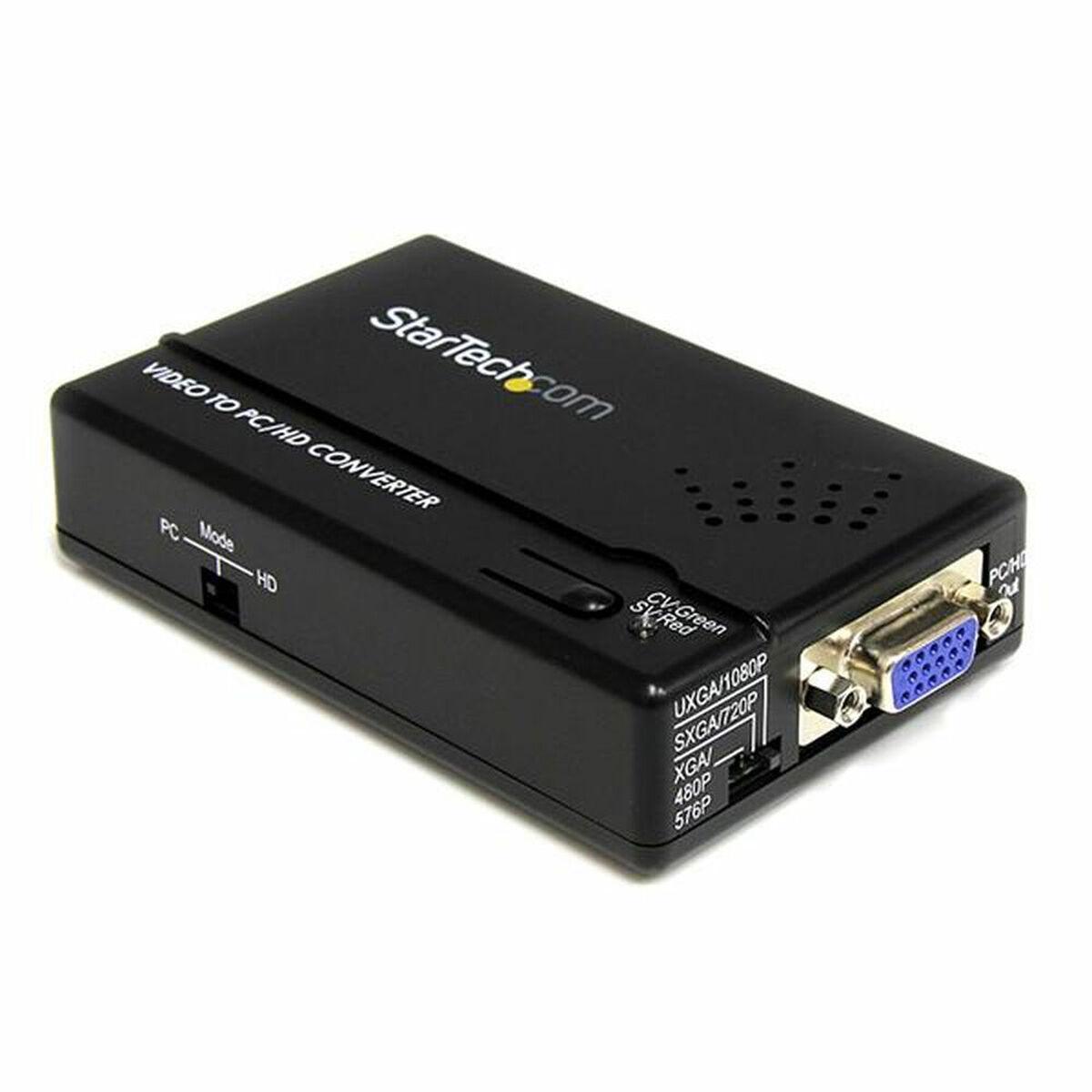 Startech VID2VGATV2 video til VGA konverter - Sort