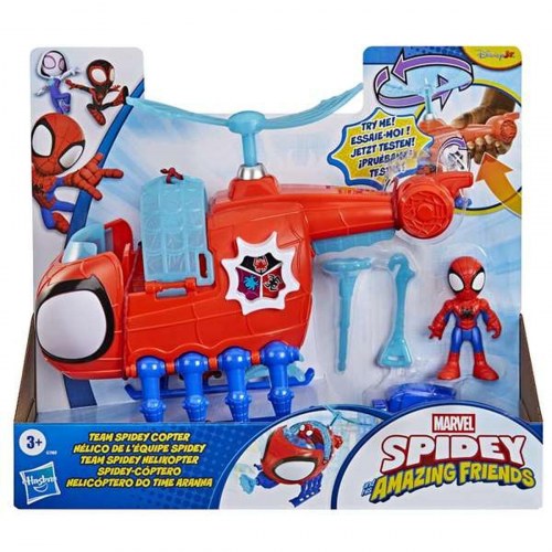 Spidey - actionfigur med tilbehør (multifarvet)