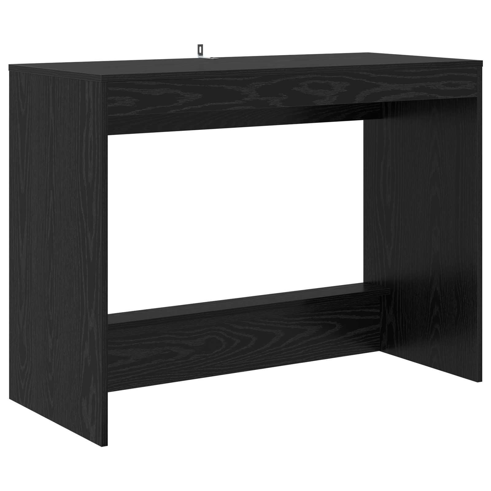 Sengebord Sort eg 100 x 45 x 75 cm Konstrueret træ