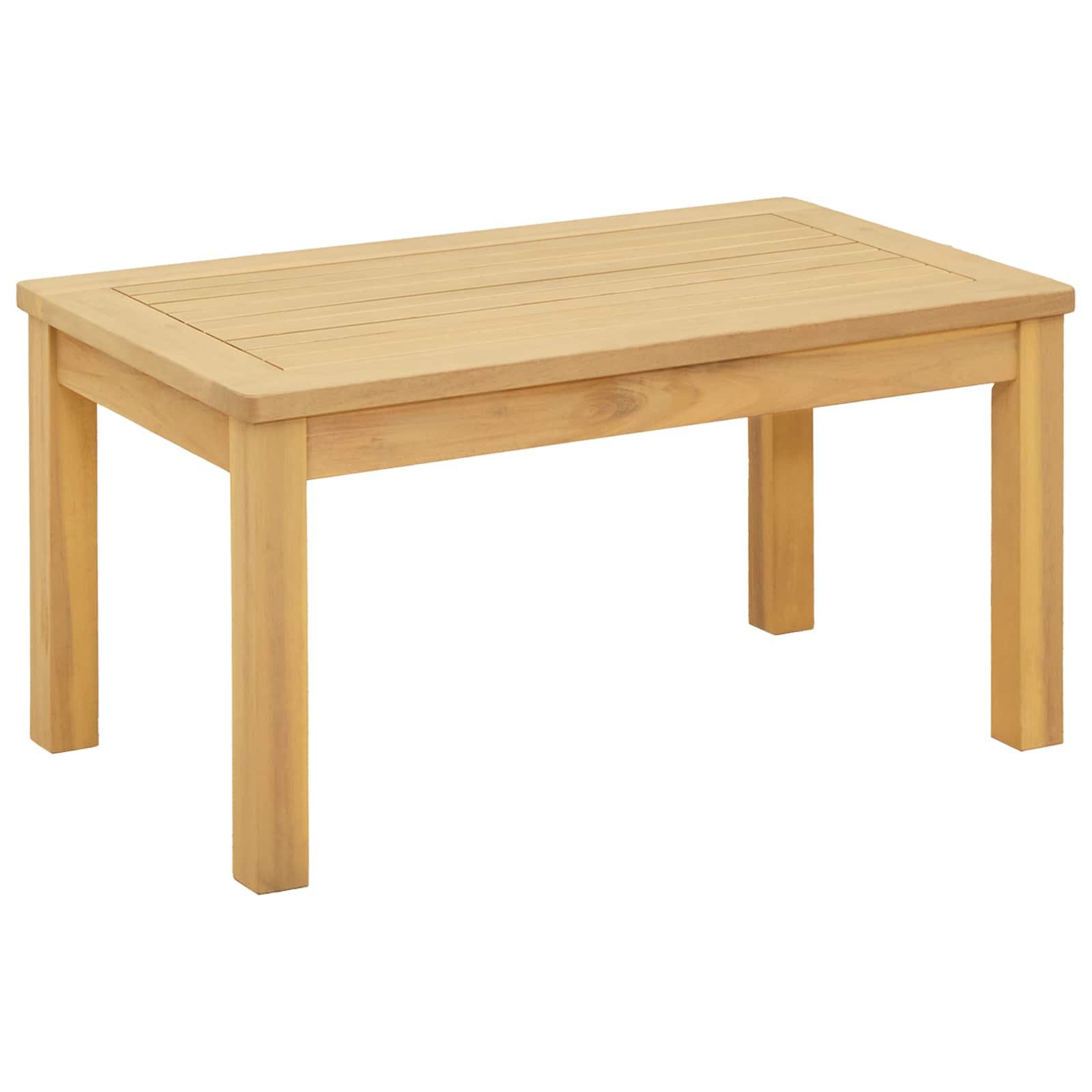 Sofabord Lys akacie 70 x 40 x 36 cm Massivt Akacietræ